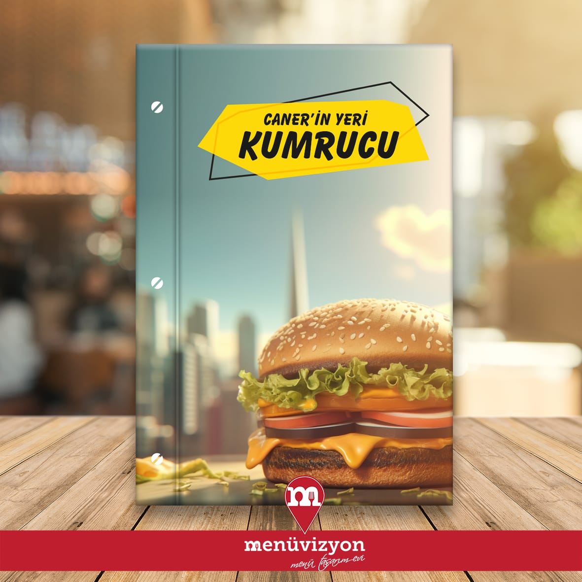 Kumrucu Cafer - Sert Kapak Menü Tasarımı