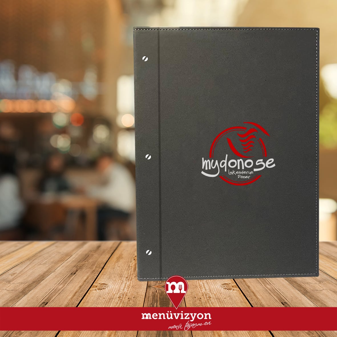 Mydonose Iskenderun Doner - Deri Kapak Menü Tasarımı