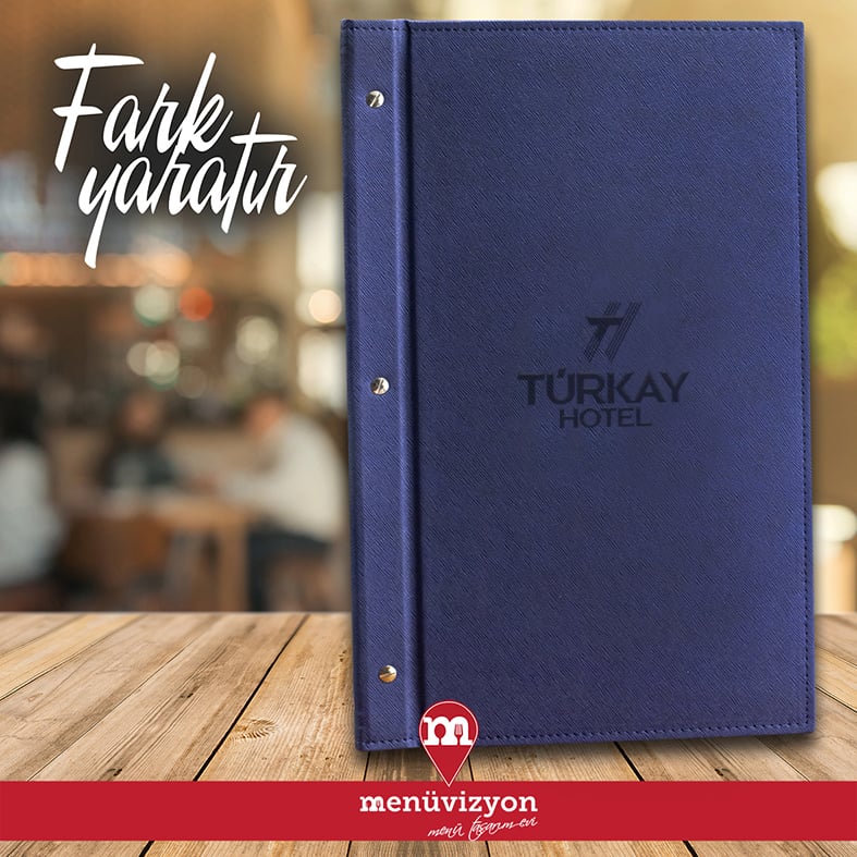 Turkay Hotel - Deri Kapak Menü Tasarımı