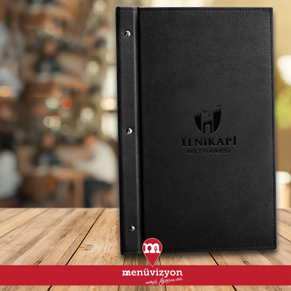 Yenikapi Meyhanesi - Deri Kapak Menü Tasarımı
